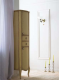 Аллигатор-мебель Royal Комфорт А(М) (цвет 1015) пенал для ванной, МДФ окрашенный ( А(М)о(цвет 1015))