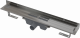 Водоотводящий желоб с порогами для цельной решетки и фиксированным воротником к стене AlcaPlast APZ16-750 Душевой лоток Alcaplast Wall APZ16-750 без решетки сталь, пластик (APZ16-750)