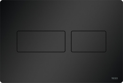 TECEsolid Панель смыва с двойной системой смыва для унитаза, цвет черный матовый (9240416)