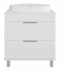 Тумба напольная Brevita Enfida 70 белый (ENF-06070-0142Я) с раковиной  (УТ000015615)
