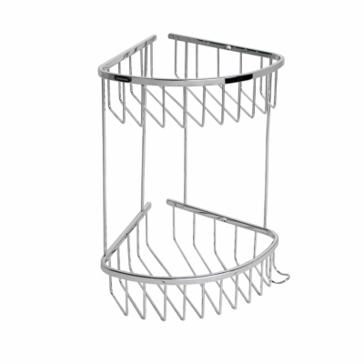 GFmark 75052 / 75053 полка-решетка угловая овальная, хром