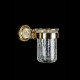 Стакан для ванной Boheme Murano Crystal 10904-CRST-G настенный золото / хрусталь  (10904-CRST-G)