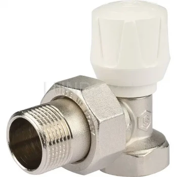 Ручной терморегулирующий клапан, тип SVR-2102, угловой, Stout ВР-НР 3/4 (SVL-2102-000020)