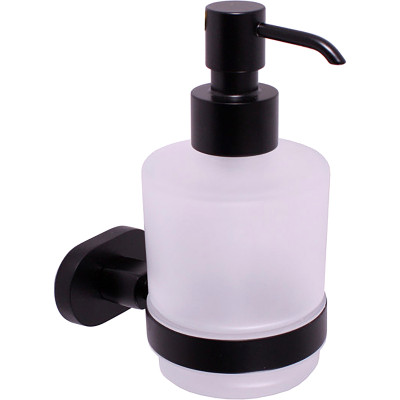 Дозатор для жидкого мыла Rav Slezak Yukon YUA0303CMAT черный настенный
