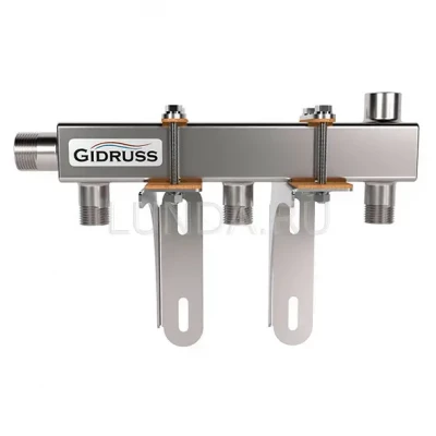 Распределительный коллектор DMSS без гидрострелки, с креплениями, Gidruss 1 1/4 (1G 00435 17)