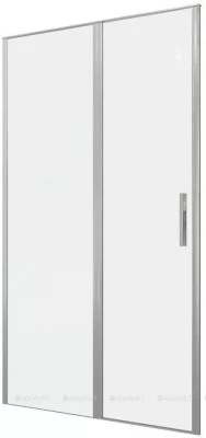 Душевая дверь Allen Brau Priority 120х200 алюминий браш (3.31032.BA)