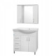 Комплект мебели для ванной Style Line Эко Стандарт №25 82 L белый  (ЛС-00000164+ЛС-00000125+ЛС-00000109)