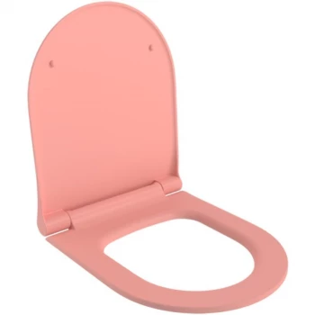 Сиденье для унитаза с микролифтом Ambassador Abner 102T20901S розовый матовый