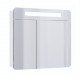 Зеркальный шкафчик Onika Неаполь 80 белый, c LED подсветкой (208094)  (208094)
