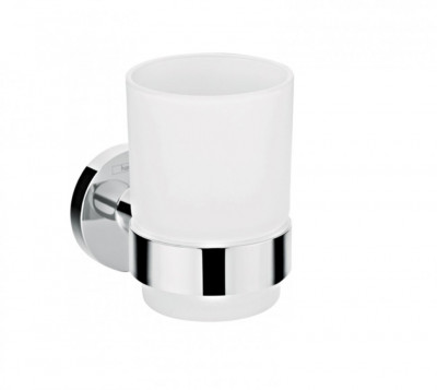 Стакан для зубных щеток с держателем Hansgrohe Logis Universal 41718000 (хром)