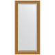 Зеркало настенное Evoform Exclusive 113х53 BY 3483 с фацетом в багетной раме Состаренное золото с плетением 70 мм  (BY 3483)