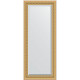 Зеркало настенное Evoform Exclusive 145х60 BY 1264 с фацетом в багетной раме Сусальное золото 80 мм  (BY 1264)